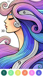 Tangle Color by Number Book screenshot