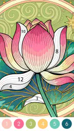 Tangle Color by Number Book screenshot