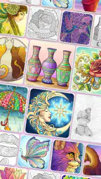 Tangle Color by Number Book screenshot