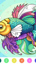 Tangle Color by Number Book screenshot