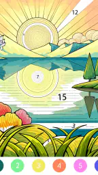 Tangle Color by Number Book screenshot