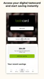 tastecard - Dining Discounts screenshot