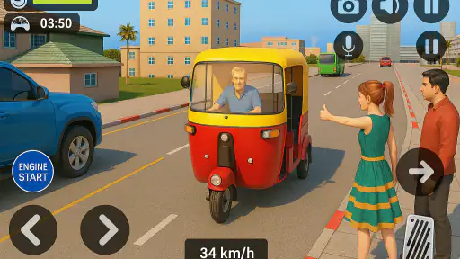 taxi spill uten internett screenshot