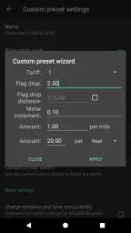 Taximeter screenshot