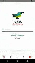 Te Aka Māori Dictionary screenshot