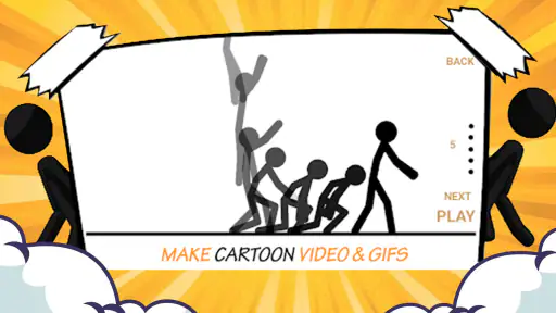 Tegneserievideo- og gif-maker screenshot