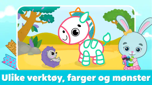 Tegnespill for barn fra 2-6 år screenshot