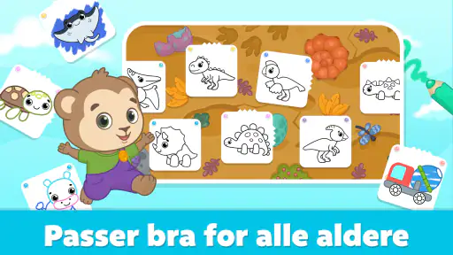 Tegnespill for barn fra 2-6 år screenshot