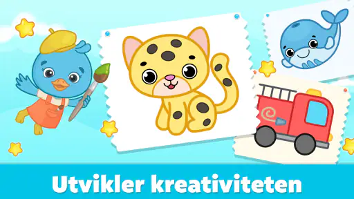 Tegnespill for barn fra 2-6 år screenshot
