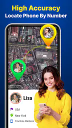 Telefonnummerlokalisator screenshot