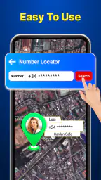 Telefonnummerlokalisator screenshot