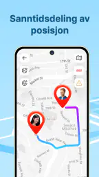 Telefonsporing – GPS-posisjon screenshot