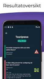 Teoriprøven – bil screenshot