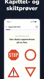 Testen.no: Øv til teoriprøven screenshot