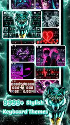 Thunder Neon Wolf Tastatur screenshot