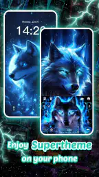 Thunder Neon Wolf Tastatur screenshot