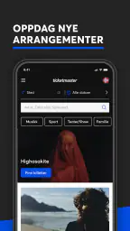 Ticketmaster - Finn billetter screenshot