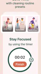 Tidy: Vaskeplan screenshot