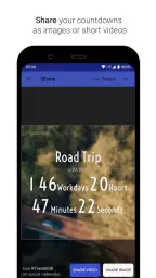 Time Until: Countdowns, Widget screenshot