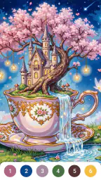 Tiny Dream Paint by Number screenshot