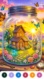 Tiny Dream Paint by Number screenshot
