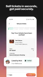 Tixel－Face Value Ticket Resale screenshot