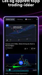 TradingView - Aksjer og Krypto screenshot