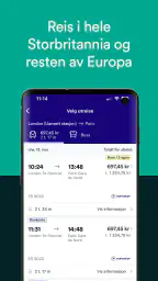 Trainline: Togreiser i Europa screenshot