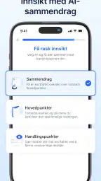 Transkriptor - Tale til Tekst screenshot