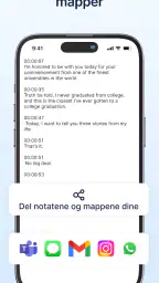 Transkriptor - Tale til Tekst screenshot
