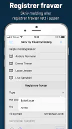 Transponder Meldingsbok screenshot