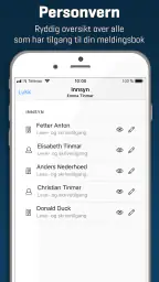 Transponder Meldingsbok screenshot