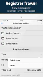 Transponder Meldingsbok screenshot