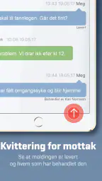 Transponder SMS screenshot