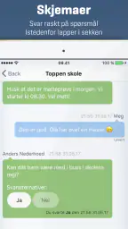 Transponder SMS screenshot