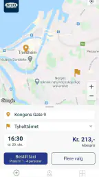 TrønderTaxi screenshot