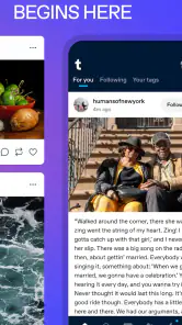 Tumblr Social Media & Art Blog screenshot
