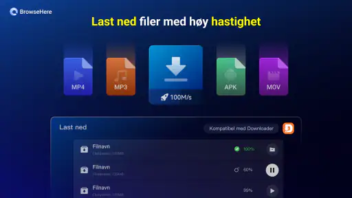 TV-nettleser BrowseHere screenshot