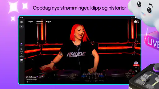 Twitch: Direktesendt strømming screenshot