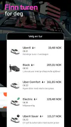Uber - Be om skyss screenshot