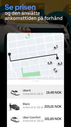 Uber - Be om skyss screenshot