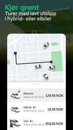 Uber - Be om skyss screenshot