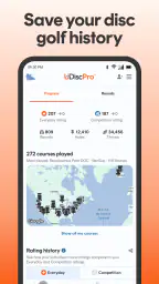 UDisc diskgolf screenshot
