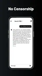Unfiltered AI Chatbot: RawAI screenshot