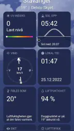 Været screenshot