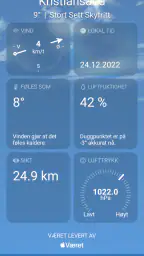 Været screenshot