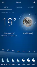 Været Norge screenshot