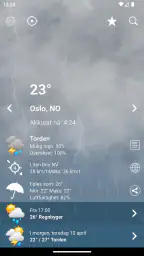 Været Norge XL PRO screenshot