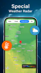 Værradar og værmelding screenshot