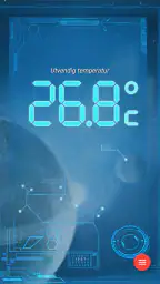 Værtermometer screenshot